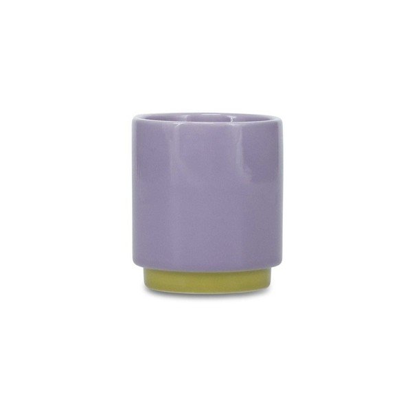 Zielona/fioletowa kamionkowa filiżanka 130 ml Duo – ONA