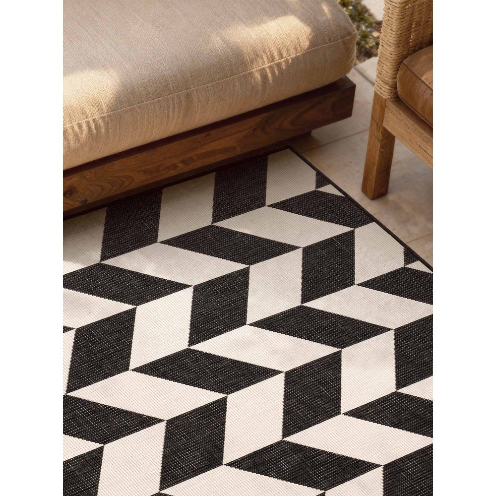 Czarno-kremowy dywan odpowiedni na zewnątrz 160x230 cm Haringey Terrick – Ted Baker (zdjęcie 6)
