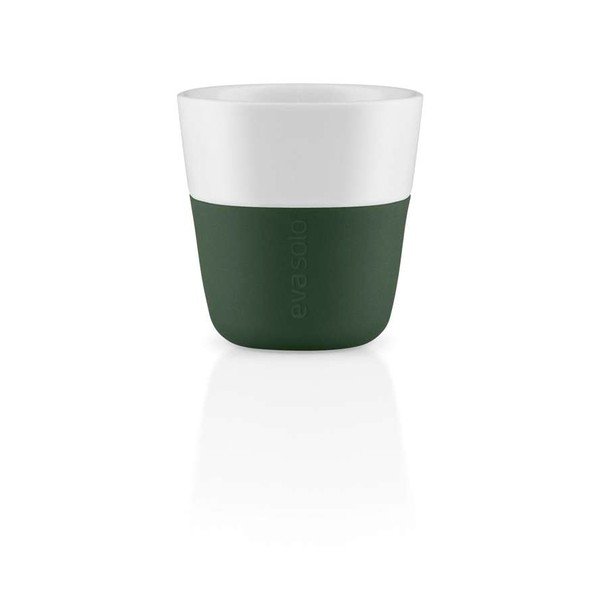 Biało-zielone porcelanowe filiżanki zestaw 2 szt. na espresso 80 ml – Eva Solo-image-2
