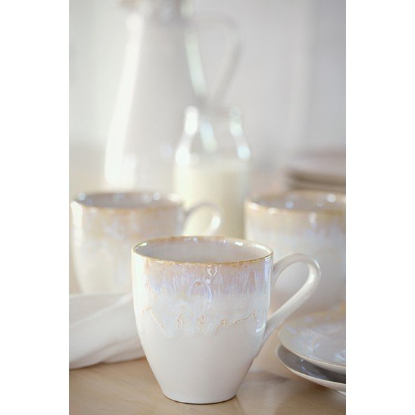 Biały kamionkowy kubek 410 ml Taormina – Casafina-image-1