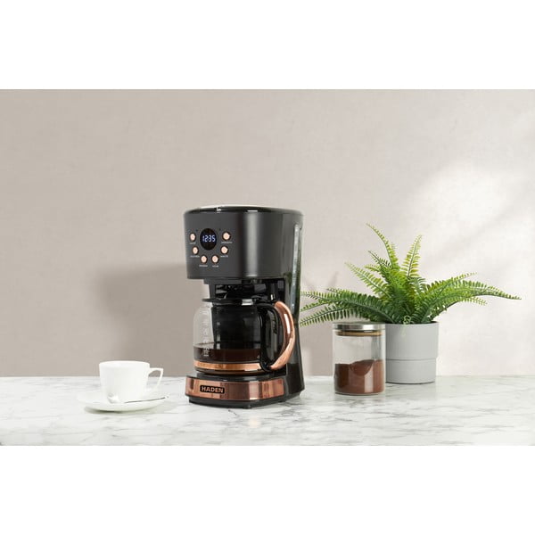 Czarno-miedziany ekspres do kawy – Haden-image-2