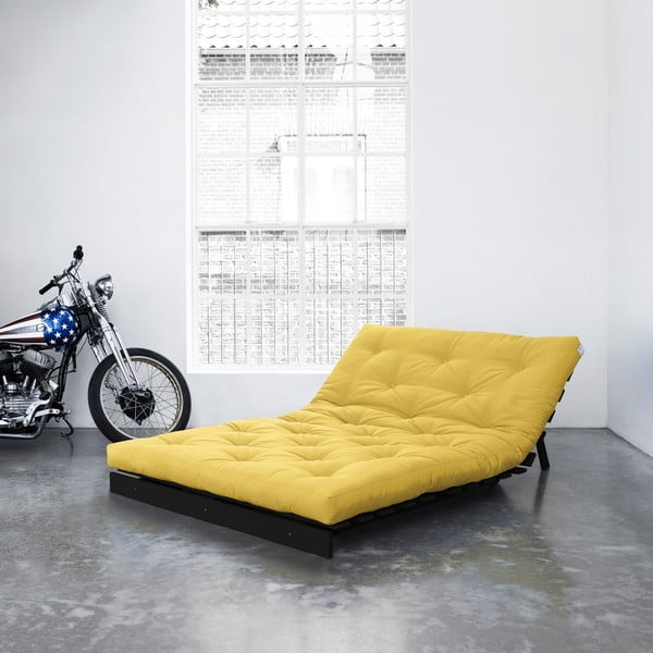 Sofa rozkładana Karup Roots Wenge/Amarillo-image-1