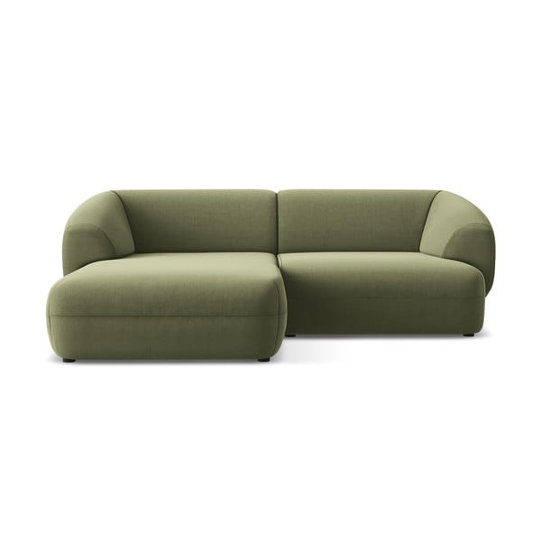 Zielony aksamitny narożnik (lewostronny) Moana – Makamii