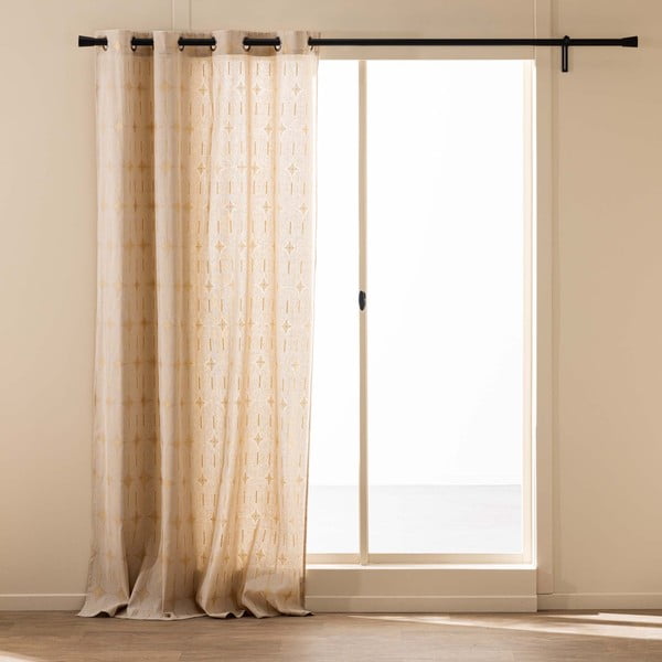 Beżowa zasłona 140x240 cm Ondine – douceur d'intérieur