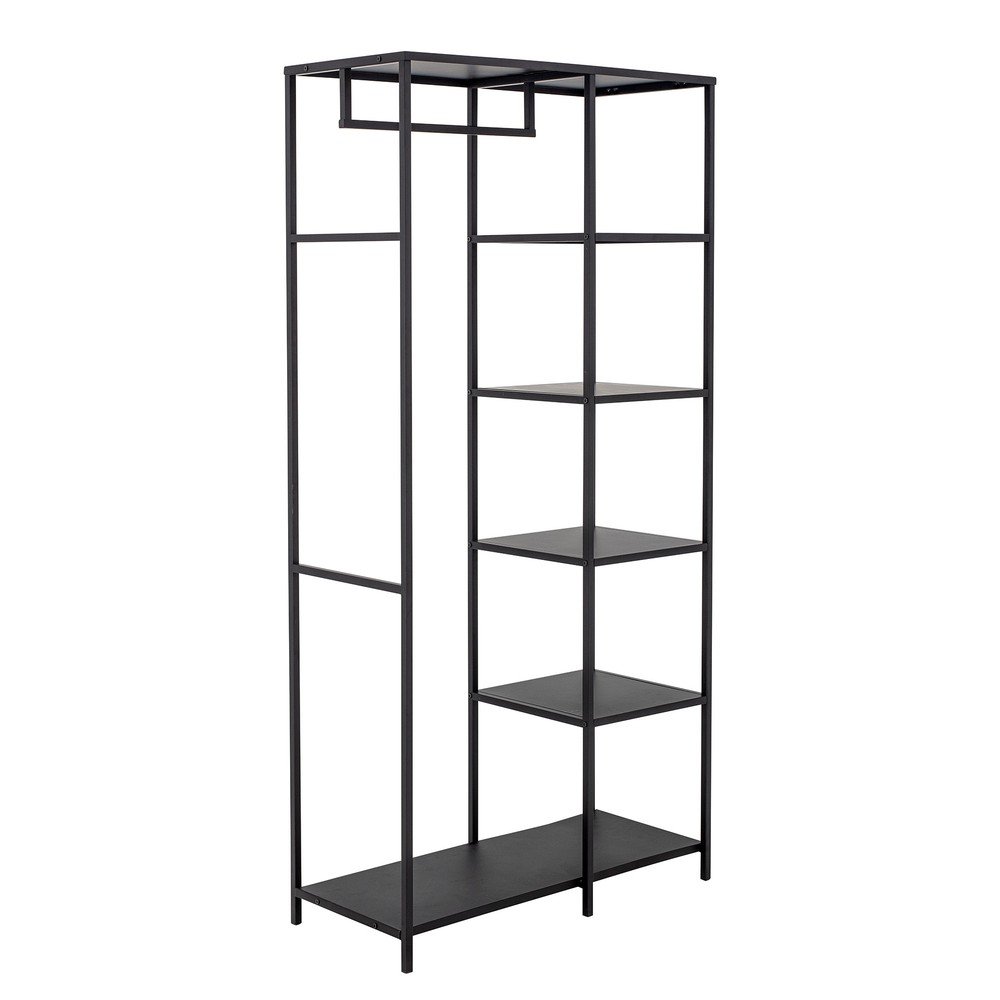 Czarny metalowy stojak na ubrania 90x183x40 cm Valde – Bloomingville (zdjęcie 4)
