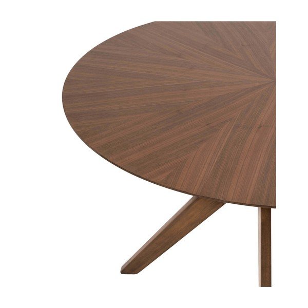 Stół w dekorze drewna orzechowego sømcasa Carmel, ⌀ 120 cm-image-2