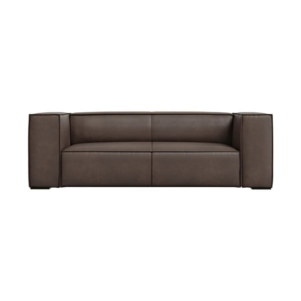 Brązowa skórzana sofa 212 cm Madame – Windsor & Co Sofas