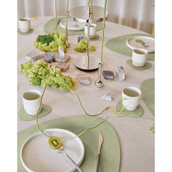 Mata stołowa ze skóry ekologicznej 37x44 cm Curve L Nupo – LIND DNA-image-1