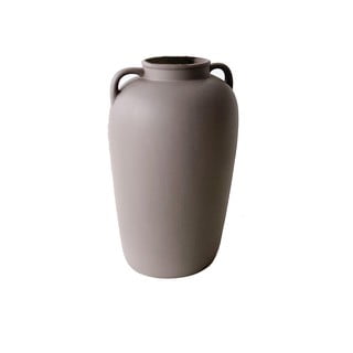 Brązowoszary ceramiczny wazon Rulina Pottle