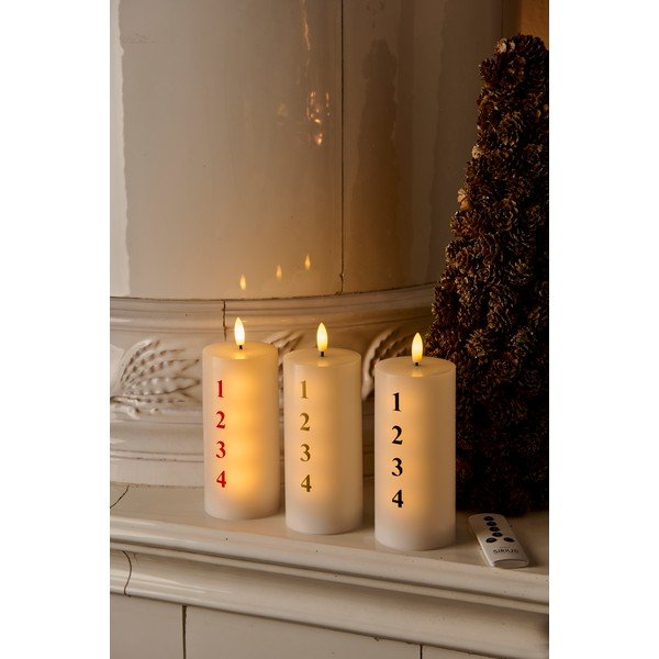 Świeczka LED na baterie (wysokość 15 cm)  Sille Advent – Sirius-image-3