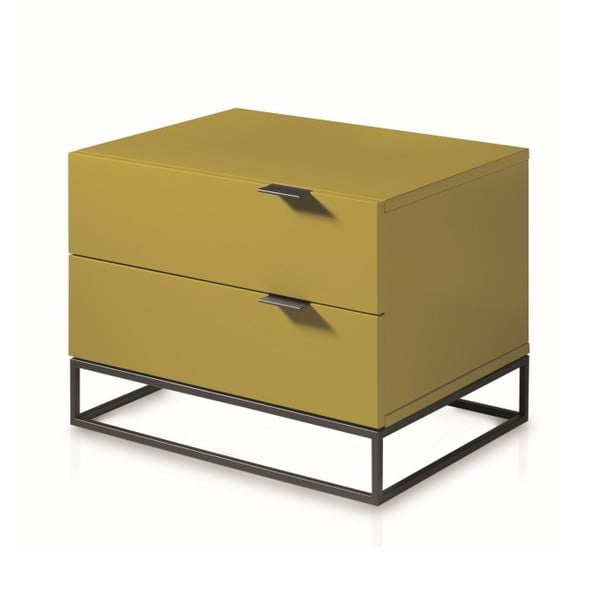 Żółtozielony stolik nocny Ángel Cerdá Fidelia