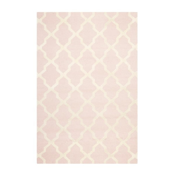 Dywan wełniany Ava Baby Pink, 152x243 cm