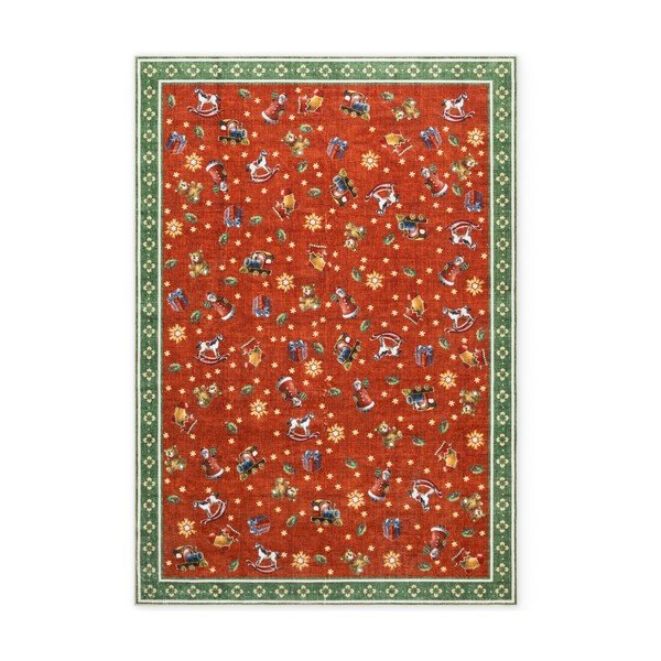 Czerwony/zielony dywan ze świątecznym motywem 160x230 cm Toy's Delight Nostalgic Noel Red Green – Villeroy&Boch-image-4