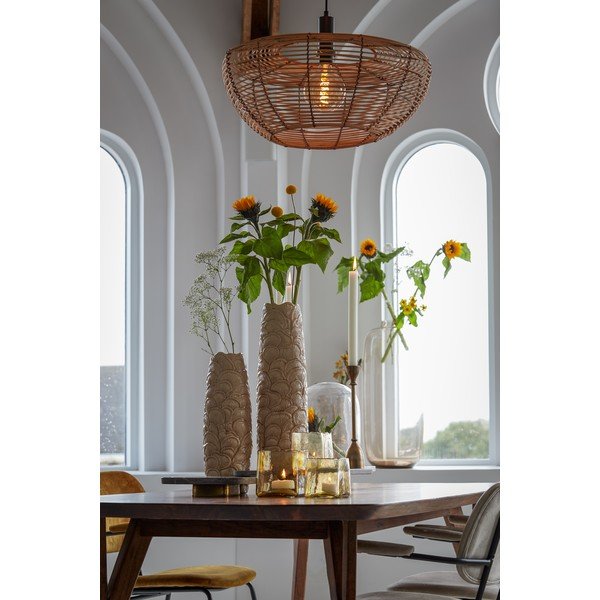 Lampa sufitowa z rattanowym kloszem ø 50 cm Milan – Light & Living-image-2
