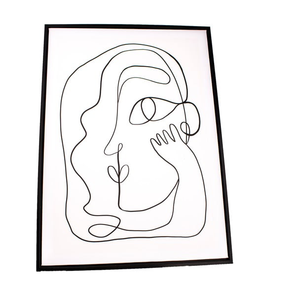 Obraz w ramie Dakls Silhouette, 45x60 cm