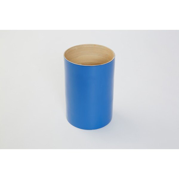 Pojemnik bambusowy na przybory kuchenne Compactor Bamboo Blue, 12 cm