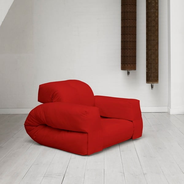 Fotel rozkładany Karup Hippo Red