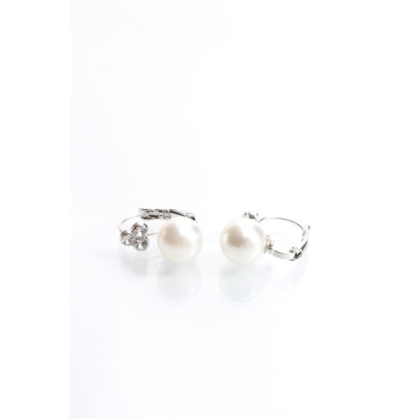 Kolczyki z perłą i kryształami Swarovski Elements Laura Bruni Sia