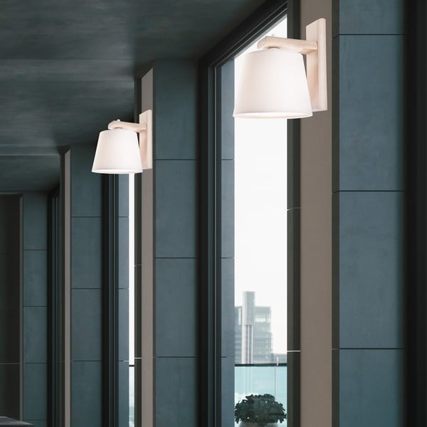 Jasnobrązowy kinkiet ø 20 cm Aida – LAMKUR-image-3