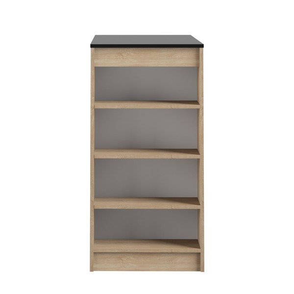 Stolik barowy z czarnym blatem 50x115 cm Aravis – TemaHome-image-4