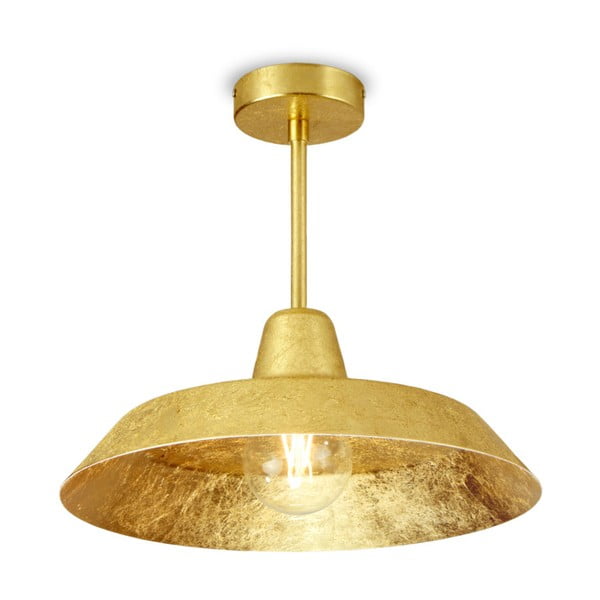 Lampa wisząca w kolorze złota Bulb Attack Cinco Basic C