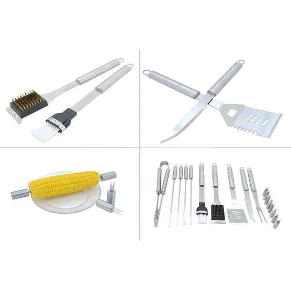 Zestaw 18 akcesoriów do grilla w walizce Cattara Alu-image-2