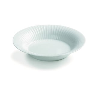 Biały porcelanowy głęboki talerz Kähler Design Hammershoi, ⌀ 21 cm