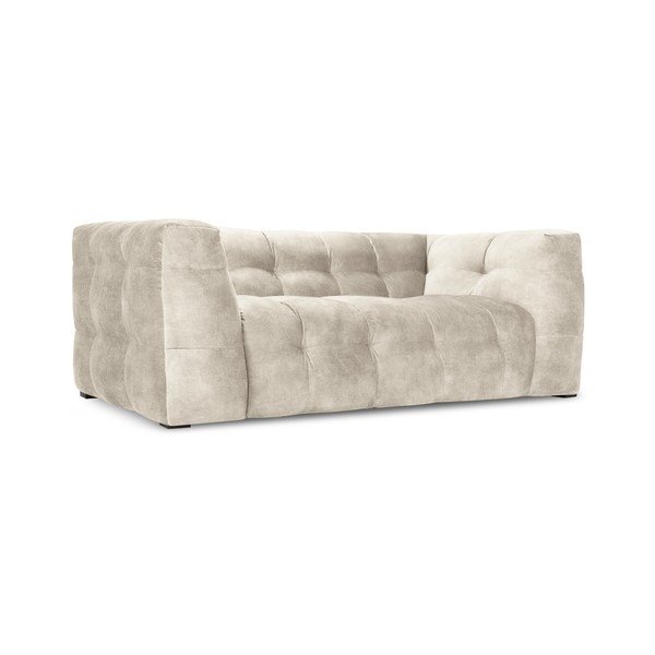 Beżowa aksamitna sofa Windsor & Co Sofas Vesta, 208 cm-image-3