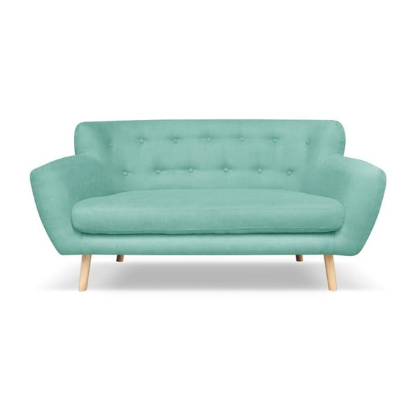 Miętowozielona sofa Cosmopolitan design London, 162 cm