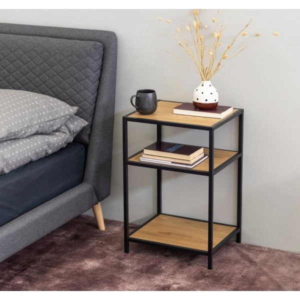 Szafka nocna w dekorze dzikiego dębu Actona Seaford, 42x63 cm-image-1