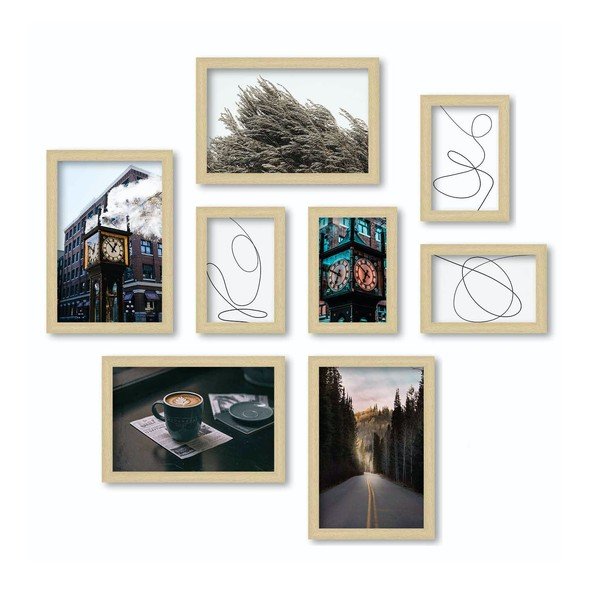 Obrazy zestaw 8 szt. – Wallity