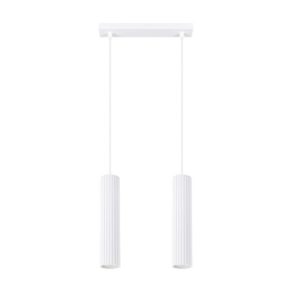 Biała lampa wisząca Gleam – Sollux