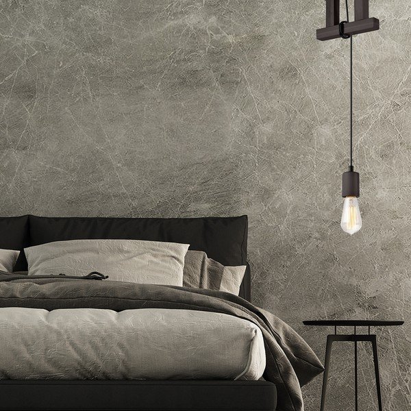 Czarna lampa wisząca Leon – LAMKUR-image-3