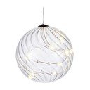 Dekoracja świetlna LED w kształcie bombki Sirius Wave Ball, ⌀ 10 cm