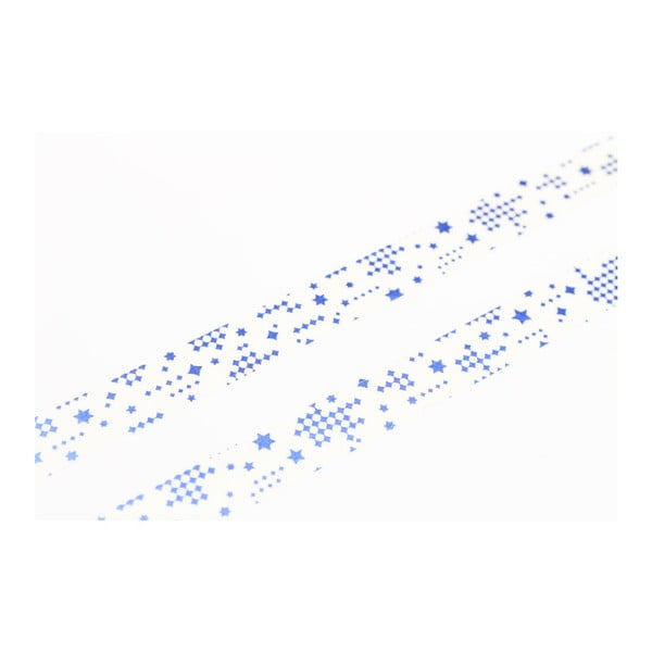Taśma dekoracyjna washi Star Blue-image-2