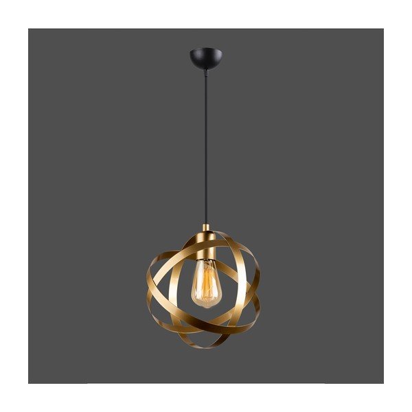 Metalowa lampa wisząca w kolorze złota Lama – Squid Lighting-image-1