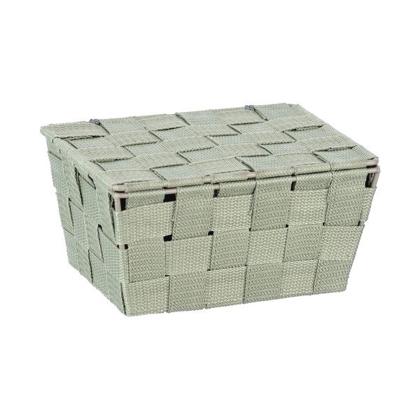 Zielony koszyk z wieczkiem Wenko, 14x19 cm-image-1