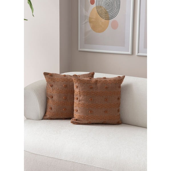 Poszewki na poduszki zestaw 2 szt. 43x43 cm Tuffet – Mioli Decor-image-1