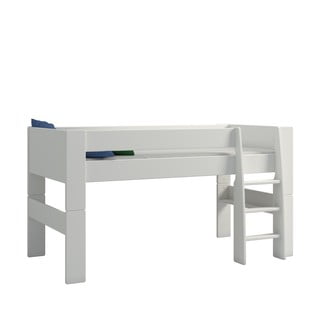 Białe podwyższone łóżko dziecięce 90x200 cm Steens for Kids – Tvilum