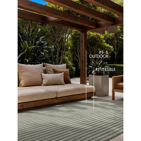 Zielony/kremowy dywan odpowiedni na zewnątrz 200x300 cm Haringey Linley – Ted Baker-image-4