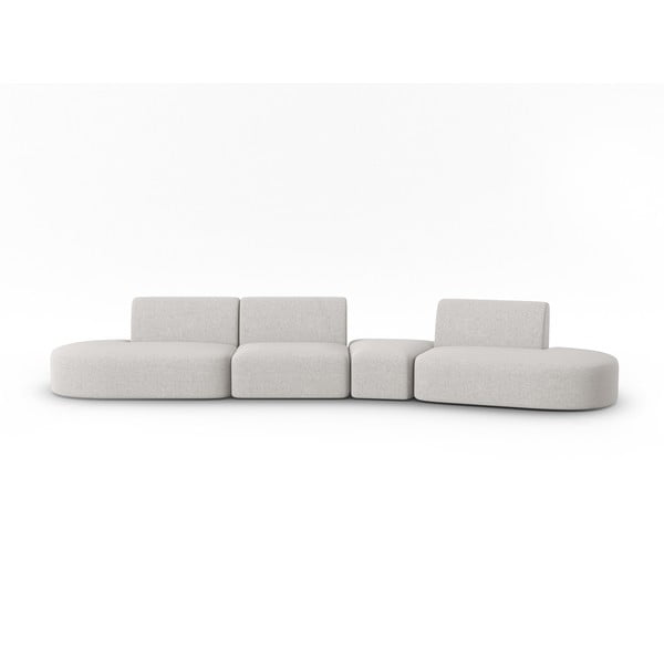 Jasnoszara sofa 412 cm Shane – Micadoni Home