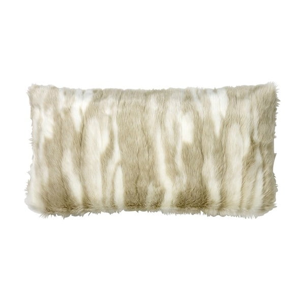 Poduszka z wypełnieniem Fake Fur Nature, 30x60 cm