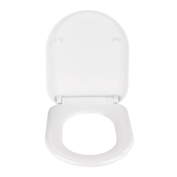 Biała deska sedesowa z łatwym domknięciem Wenko Santana, 44x37 cm-image-2