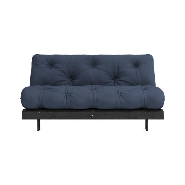 Ciemnoniebieska rozkładana sofa 160 cm Roots Black Night – Karup Design-image-3