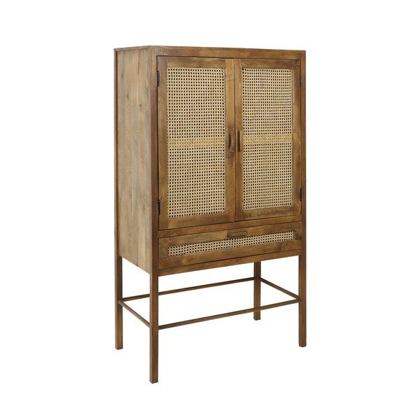 Brązowa komoda z drewna mango 90x160 cm Nipas – Light & Living-image-2