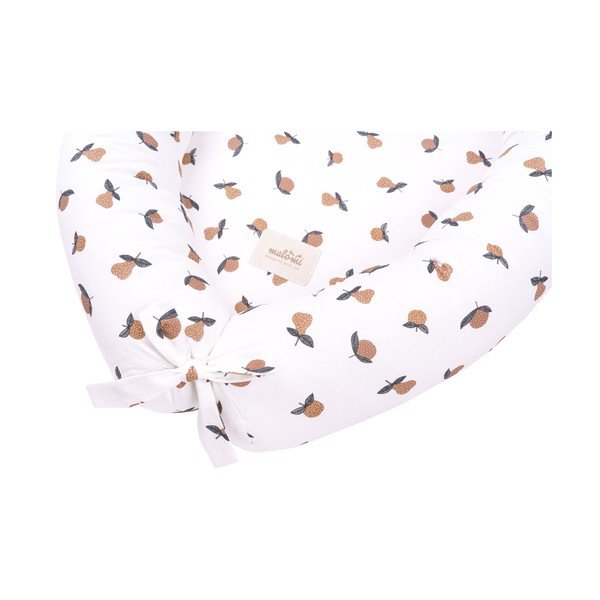 Biały kokon dla niemowląt Garden Fruits – Malomi Kids-image-2