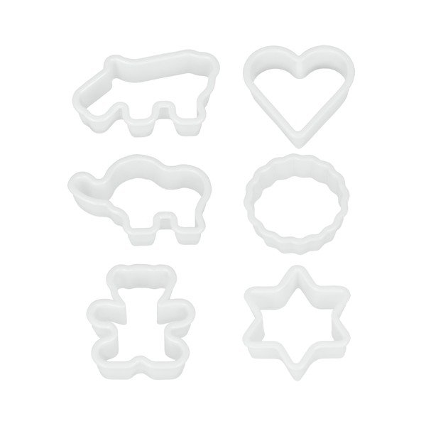 Zestaw 6 plastikowych foremek do wykrawania Metaltex Cookie Cutters