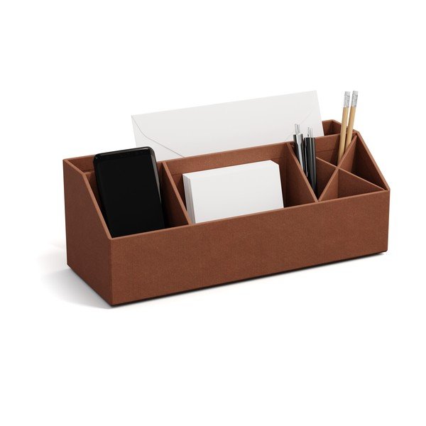 Kartonowy organizer na artykuły papiernicze Elisa Restore Paper Laminate – Bigso-image-2