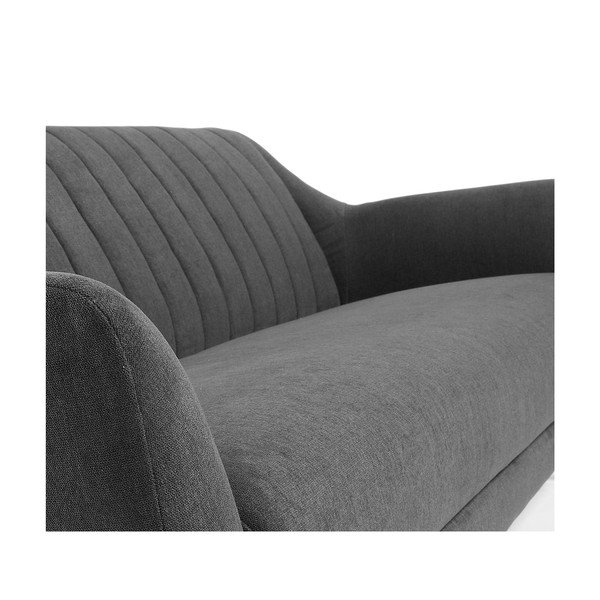 Ciemnoszara sofa Kave Home Off-image-2