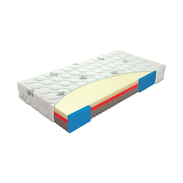 Średnio twardy piankowy materac 140x200 cm Comfort Senior – Materasso-image-1